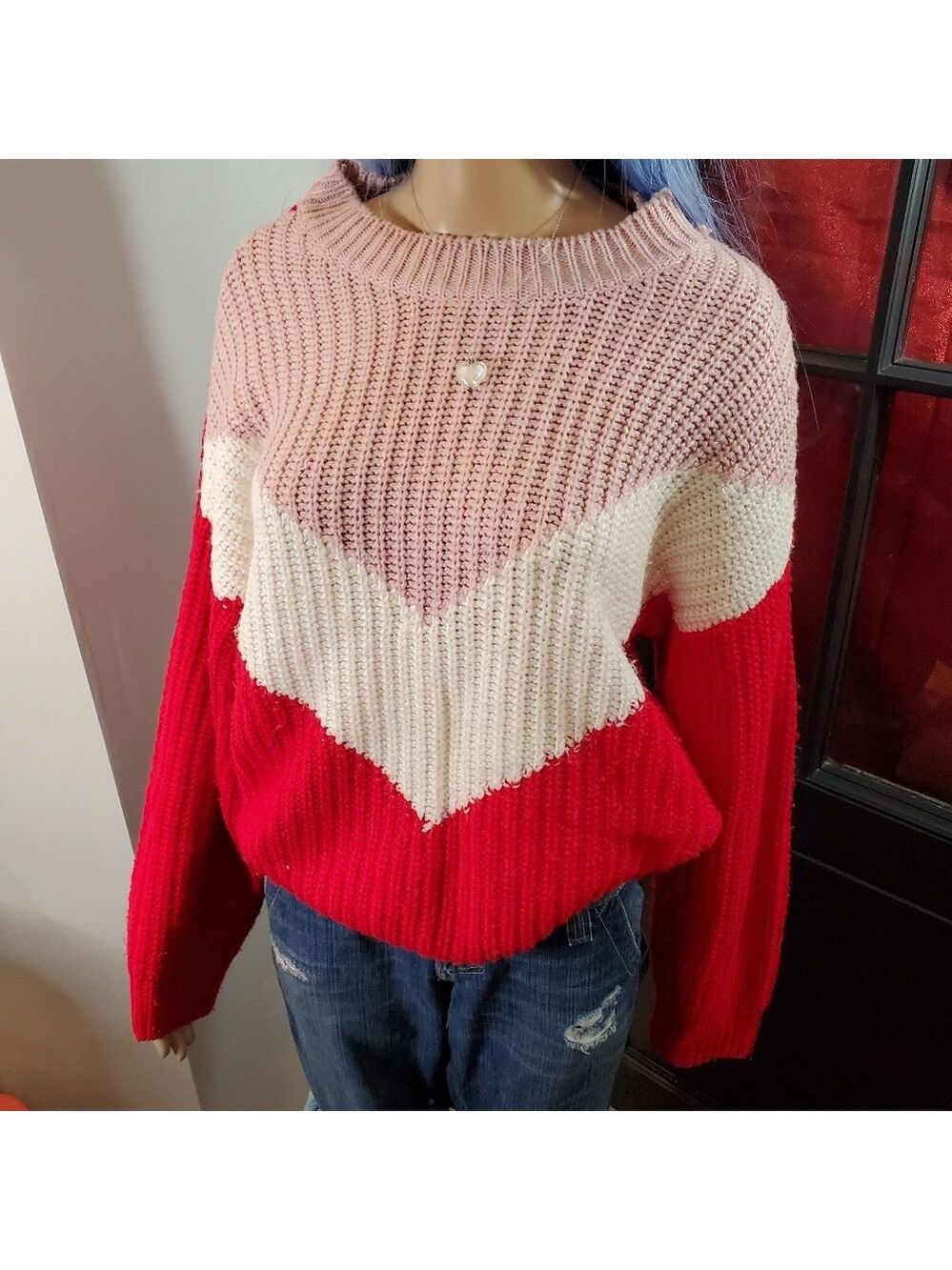 SFW Retro Knit Sweater - Picture 4 of 9
